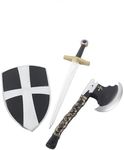 3 Piece Crusader Set, with Shield, 