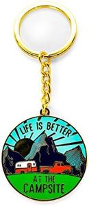 Camco Life is Better at The Campsite Sunrise Keychain