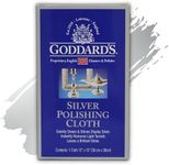 Goddard's Silver Polishing Cloth | No Rubbing or Buffing is Required, Blue, 1 Pack