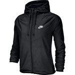 Nike W Nsw Wr Jkt Sport Jacket - Black/(White), Large