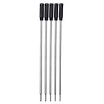 5 x Black Ink Pen Refills for Cross Ballpoint Pens, 11.6cm Black Ballpoint Pen Refills Compatible with Cross 8513 Ballpoint Pens, Medium Size Tip (5)