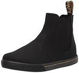 Dr. Martens Women's Chelsea Boot, Black Canvas, 6