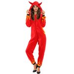 ReneeCho Women's Demon Costume, Medium