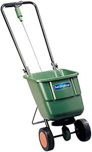 FERTILIGENE EASYN - Epandeur Rotatif Easy Green - Epandeur 3 en 1, engrais, semences et sel de déneigement - Capacité réservoir de 5 à 9 kg - Moyennes et grandes surfaces - En matériaux recyclables