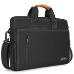 KIZUNA Laptop Bag Case 17 Inch Shoulder Sleeve Briefcase Handbag For LG gram 17 / Dell G7 /17.3" HP ProBook 470/17.3" Lenovo Ideapad700/Y700/DELL Precision 7710/Predator PH717-71-746,Black