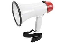 Adastra | Rechargable Megaphone With Foldable Handle & Wrist Strap 10W with Siren