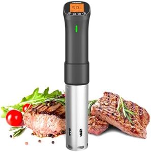 Sous Vide Machine| Inkbird Wifi Sous Vide Cooker, 1000W Remote Control Immersion Circulator with APP RecipesTimer Alarm Mobile Notification | 3D Water Heating Ultra-Quiet ISV-200W | Father's Day Gift