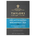 Taylors of Harrogate Decaffeinated Breakfast Tea, 20 Tea Bags (Pack of 6, total 120 Teabags)