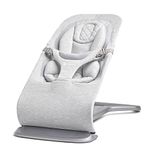 Ergobaby 3-in-1 Evolve Bouncer, Ergonomic Baby Bouncer for Newborns from Birth to Toddler, Baby Swing with Newborn Insert (2.5 kg - 13.2 kg), Light Grey