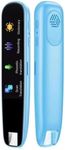 EIRZNGXQ Scan Reader, Translation Pen, Pen Reader, 112 Language Translation Scanning Reading Pen, Text to Speech Device for Dyslexia(blue)