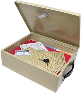 Fire-Retardant Security Box with Keyed Lock