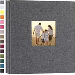 potricher Linen Hardcover Photo Alb