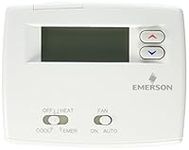 Emerson 1F89-0211 2" Heat Pump Non-Programmable Thermostat, Blue