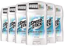 Speed Stick Deodorant, Ocean Surf, 3-Ounce Sticks (Pack of 6)