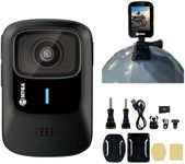 4K Action Camera with WiFi - Ultra HD 16MP Waterproof Sports Camera, 145° Wide-Angle, Includes 32GB Memory Card & Helmet Mount Accessories