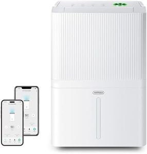 VonHaus Dehumidifier 30L/Day, 5.3L Water Tank – WiFi/Smart Moisture Extraction Machine For Damp, Condensation, Laundry/Clothes Drying, Prevents Mould & Smells – For Home, Bedroom, Utility Room & More