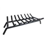 Pleasant Hearth - 3/4" Premium Solid Steel Fireplace Grates, Black, 30-Inch