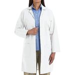 Red Kap Women's Lab Coat, White, Medium