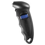 Digital Tyre Pressure Gauge - 150 PSI ABS Tyre Pressure Gauge with Backlit LCD Display and Flashlight - Air Pressure Gauge for Car, Truck and Bikes