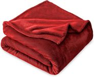 VAS COLLECTIONS® Premium Plush Single Blanket | 300 GSM Lightweight Cozy Soft for Bed, Sofa, Couch, Travel & Camping| 150x220 cm or 60X86 inches | Maroon|Polyester