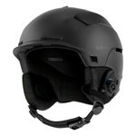 Sena Adult LTS1-MB00L Snow Helmet, Black, L