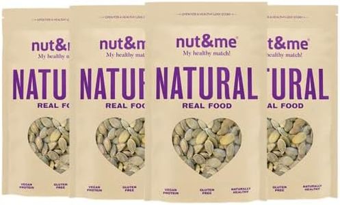 Semillas de calabaza peladas 1,2 kg nut&me | Pipas de calabaza | Keto | Naturales y sin sal | Low carb | Sin gluten | Pack 4 x 300 gr