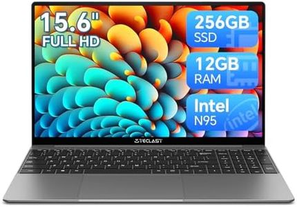 TECLAST Ordinateur Portable 15.6 Pouces, 12Go RAM 256Go SSD PC Portable Intel N95(Jusqu'à 3.4Ghz) Système Préinstallé Notebook, avec Clavier Rétroéclairé, WiFi/BT5.0/USB, Laptop 2024
