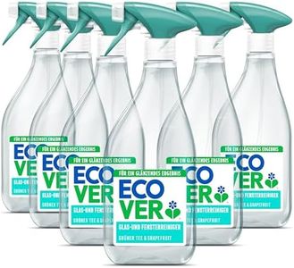 Ecover Glasreiniger Spray, für streifenfreie Fenster, grüner Tee- und Grapefruitduft, 6er Pack, 6 x 500 ml