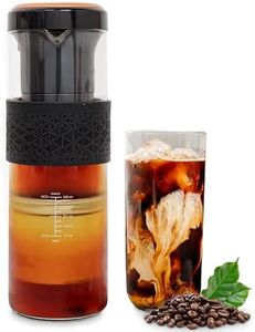 Vianté Instant Cold Brew Coffee Maker | Fast Iced Coffee in 15 Minutes | Rechargeable Battery | BPA-Free Glass Pitcher | Perfect Cold Brew Every Time