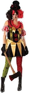 Rubie's Women's Evil Clown Lady Costume, Multicolor, Small