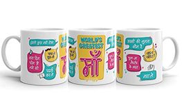 Oye Happy - Great Maa Premium Mug in Hindi - Best Gift for Mother/Mother in Law on Birthday/Anniversary/Mother's Day