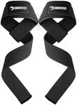 DMoose Fitness Lifting Straps 24" (Pair) - 5mm Padded Durable Wrist Straps for Weightlifting & Powerlifting - Cotton Lifting Strap with Silicone Grip for Men & Women - Deadlift Strap for Gym Workout