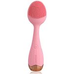 AGARO CM2109 Sonic Facial Cleansing Massager, Smart Facial Cleansing Device with Silicone Brush & Anti-Aging Massager - Waterproof – Sonic Glow Vibration Technology - Lift, Firm, and Tone Skin on Face and Body.