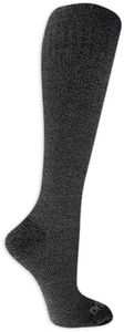 Dr. Scholl's Women's Graduated Compression Knee High Socks - Comfort and Fatigue Relief, Charcoal Heather (1 Pair), 8-12