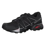 Salomon Speedcross Vario 2 Men's Trail Running Shoes, Hard and soft surface grip, Foothold, and Protection, Black, 9