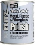 Flitz Metal Polish Paste - 2lb Can of USA-Made Polish for Solid Chrome, Stainless Steel, Aluminum- Non-Abrasive for Light Oxidation - Requires Manual Buffing - Not for Plated/Coated Surfaces (1 Pack)
