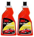 3M Car wash Shampoo, High Foam, Remove tough dirt, Safe on paint (1L Each, Pack of 2)
