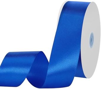 120 Yards Royal Blue Ribbon 1-1/2 Inch Blue Satin Ribbon for Mothers Day Graduation Leis Bows Gift Wrapping Flower Bouquet Wedding Party Decorations