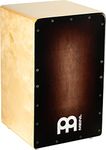 Meinl Percussion Woodcraft Cajon Instrument - Big Drum Box with Snare and deep Bass Sound - Playing Surface Espresso Burst (WC100EB)