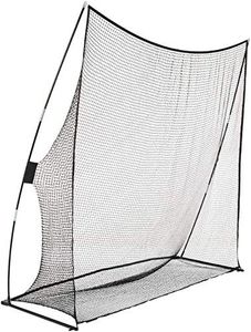 Amazon Basics Golf Practice Net, 8 Feet by 8 Feet, Black