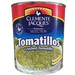 Clemente Jacques Crushed Tomatillo 3kg / Mexican Crushed Green Tomatoes for Salsa Verde, Tomatillos in Large Can