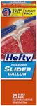 Hefty Slider Freezer Bags - Gallon, 9 Boxes of 25 Bags (225 Total)