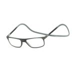 First Lens Magnetic Blue Block Reading Glasses – Grey - Plus 2.50