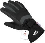Achiou Ski Snow Gloves Winter Warm 3M Thinsulate Waterproof Touchscreen Men Women