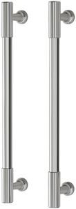 VEHCIL 20 Pack Cabinet Handles and Knobs, Kitchen Drawer Dresser Pulls, Cabinet Hardware for Cupboard Furniture, Solid Zinc Alloy, Brushed Nickel, 7.5" Hole Centers