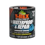 T-Rex 285987 Ferociously Strong Waterproof Tape, 4 Inch Wide, Black