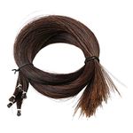 BQLZR 1 Pack Brown 83cm Length Violin Bow Hair for Violin Bow Replacement Parts 50g