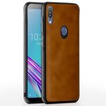 Pikkme Asus Zenfone Max Pro M1 Back Cover | Flexible Pu Leather | Full Camera Protection | Raised Edges | Super Soft-Touch | Bumper Case for Asus Zenfone Max Pro M1 (Brown)