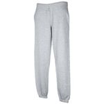 Fruit Of The Loom Mens Premium 70/30 Elasticated Jog Pants / Jogging Bottoms (M) (Heather Grey)