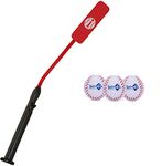 MPO Insider Bat Size 6 (Ages 12 and Under) & Soft Hit Ball Complete Baseball Softball Batting Practice Kit (1 Bat & 3 Balls)